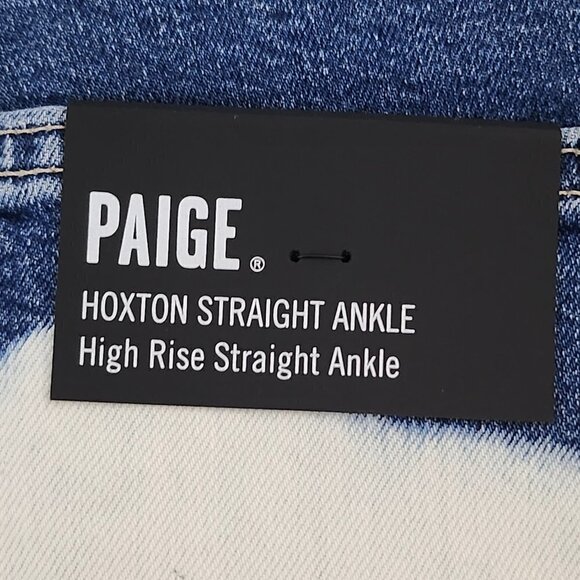 2/$50 Paige Hoxton High Rise Straight Ankle Jeans Size 27 - Picture 6 of 7